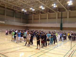 第30回春季豊平区民バドミントン大会 開会式