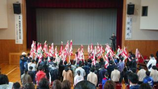 スポ少閉講式・合同練習