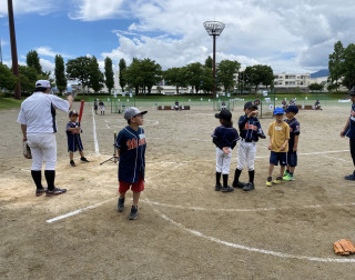 野球体験会「リアル野球盤!」