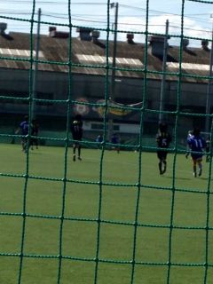 トレーニングマッチ観戦