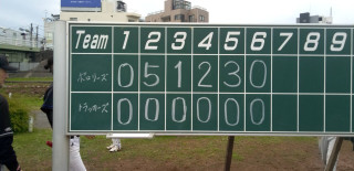 リーグ戦(対トラッカーズ)