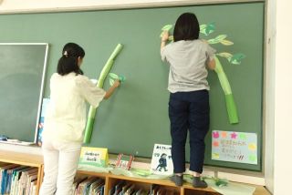 整理活動（七夕の装飾）