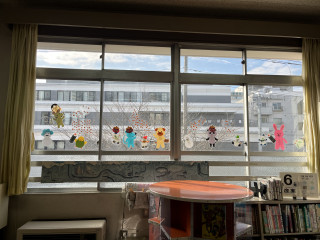 整理活動（節分の装飾）