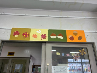 整理活動(装飾：ハロウィン→秋)