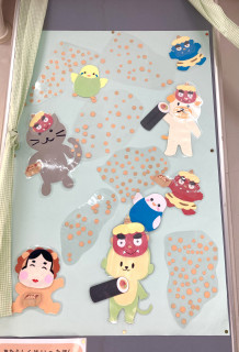 整理活動(装飾:節分)