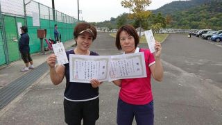 第14回綾川町民テニス大会男女一般Bクラス表彰チーム