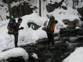 冬合宿　塩見岳