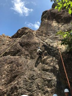 公開山行・沢登り教室【岩登り基礎2回目】＠蓬莱峡