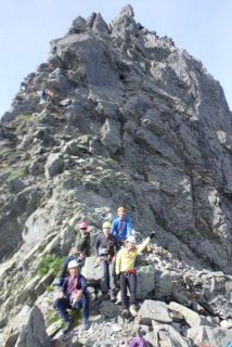 前穂高岳北尾根登攀 その１