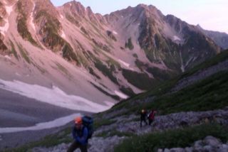 前穂高岳北尾根登攀  その３