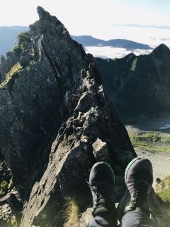 北穂高岳東稜（ソロ山行）