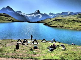 スイス8月末のスイスアルプス、メンヒ、ユングフラウ登頂記