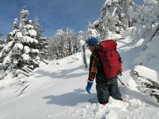 八経ヶ岳　思った以上の雪山満喫🎵
