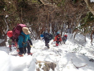 比良武奈ヶ岳雪山ピークハント(テント泊)