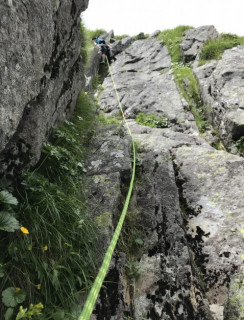 奥穂南稜　トリコニー②