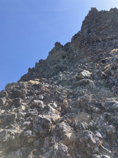 横岳小同心クラック（有志山行）