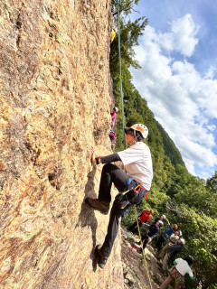 【沢登り教室・岩登り基礎１回目】蓬莱峡
