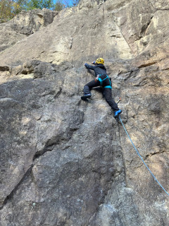 烏帽子岩フリークライミング