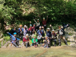 沢講習③　八淵の滝