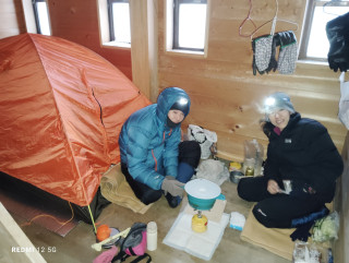 麦草岳　福島Bコース　避難小屋泊