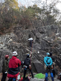 アイゼンクライミング練習