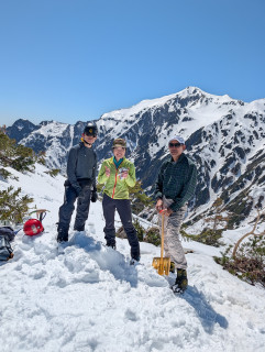 北アルプス笠ヶ岳　春山合宿2026年5月5日〜6日