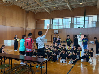 日本代表選手と一緒に練習！