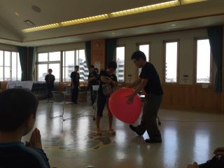 わくわく体験団結団式サイエンスショー