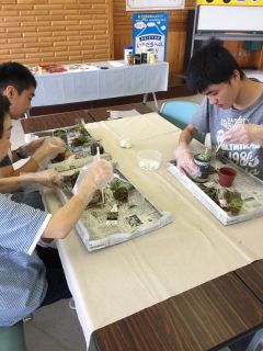 わくわく体験団　寄せ植え体験