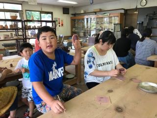わくわく体験団　結団式　陶芸教室