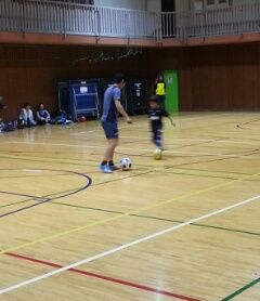 フットサル日本代表選手と。