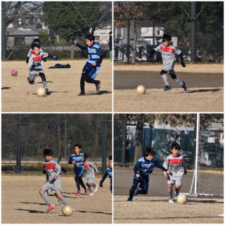 1月31日の4,3年生と2,1年生の活動。