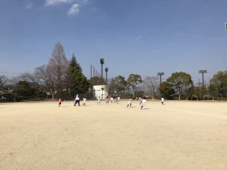 2月14日の2年生・1年生の練習試合。