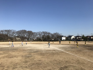 2月20日の4年生・3年生の練習試合。