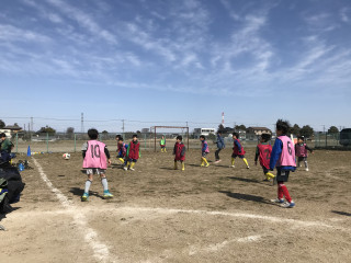 2月27日の2年生・1年生の練習試合。