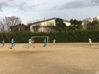 3月6日の6年生の練習試合。