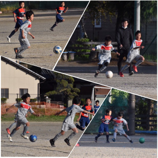 4月18日の5,4年生の練習試合。