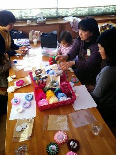 UN-DECORロゼット作り体験会＠山武