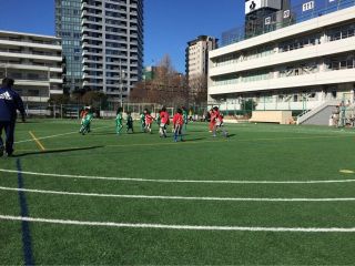 【1月27日（日）】 1年生 練習試合 （vs 世田谷区 桜町FC @笄小学校グラウンド）