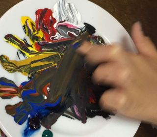 シロとクロと　虹の色