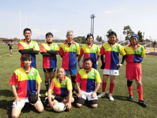 鹿児島県社会人7人制大会（２）白紺＋赤{emoji index="1"}