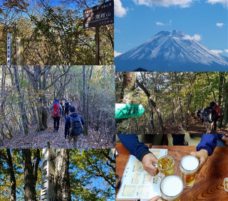 笹子雁ヶ腹摺山とお坊山 山梨百名山・秀麗富嶽十二景