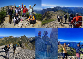 白馬岳〜唐松岳　カエラズのケン(3000m級縦走