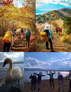 山中湖_石割山大平山縦走と紅富士の湯