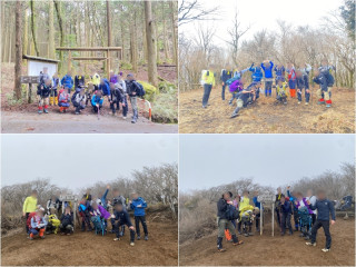冬季　愛鷹山　御殿場駅飲み会付