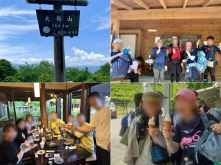 秩父・大霧山と秩父牧場天空のポピー畑