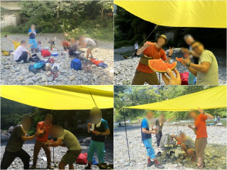 奥多摩御岳渓谷河原deごはん親睦会