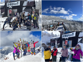 北八ヶ岳・雪山散策　北横岳縞枯山