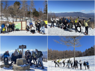 長野県富士見町　入笠山スノーシュー