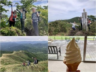 蒜山三座（ひるぜん上・中・下）縦走と濃厚ソフト